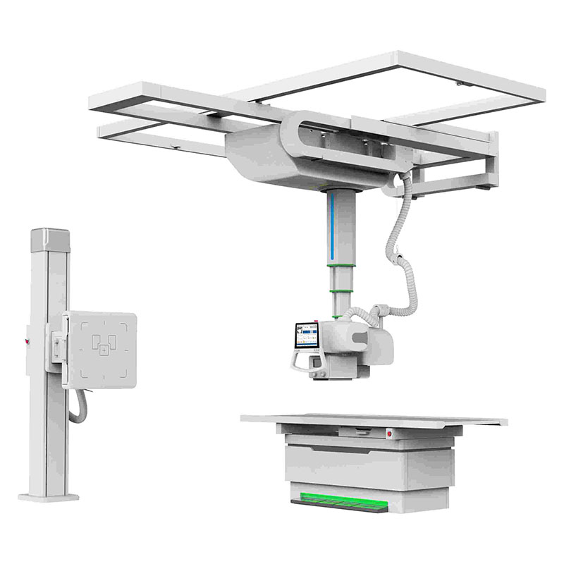 Máquina de rayos X DR montada en el techo